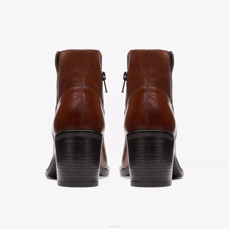 Clarks vožtuvstino lo H2XV482 tamsiai rudos spalvos oda