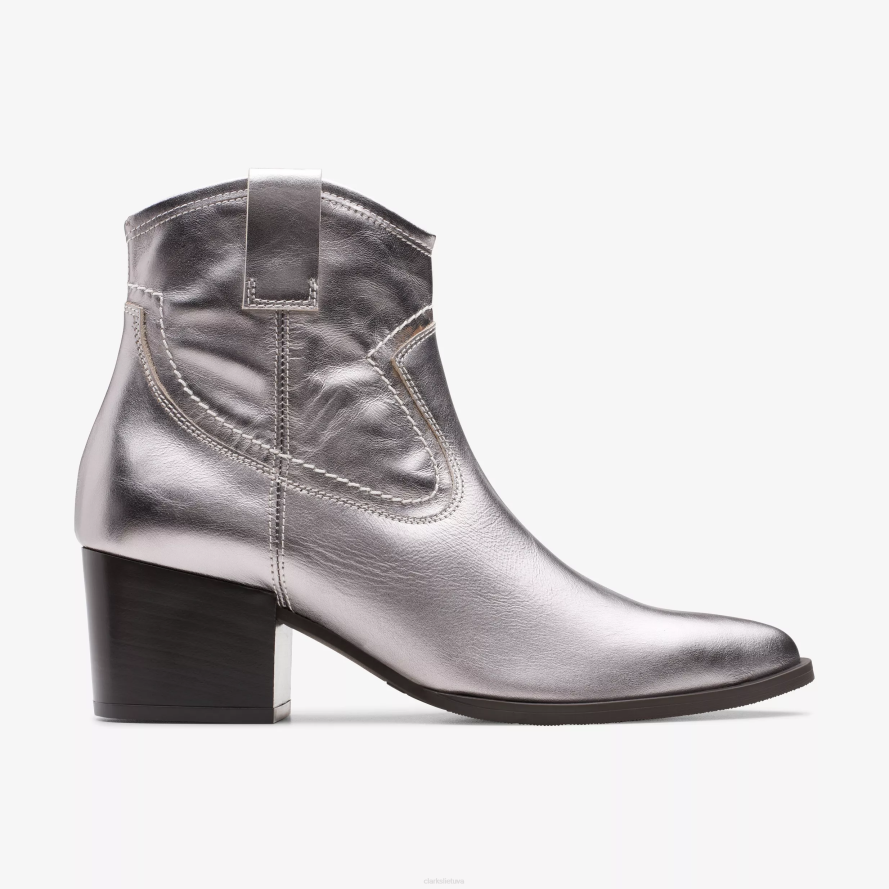 Clarks vyresnysis rae H2XV382 sidabrinė oda