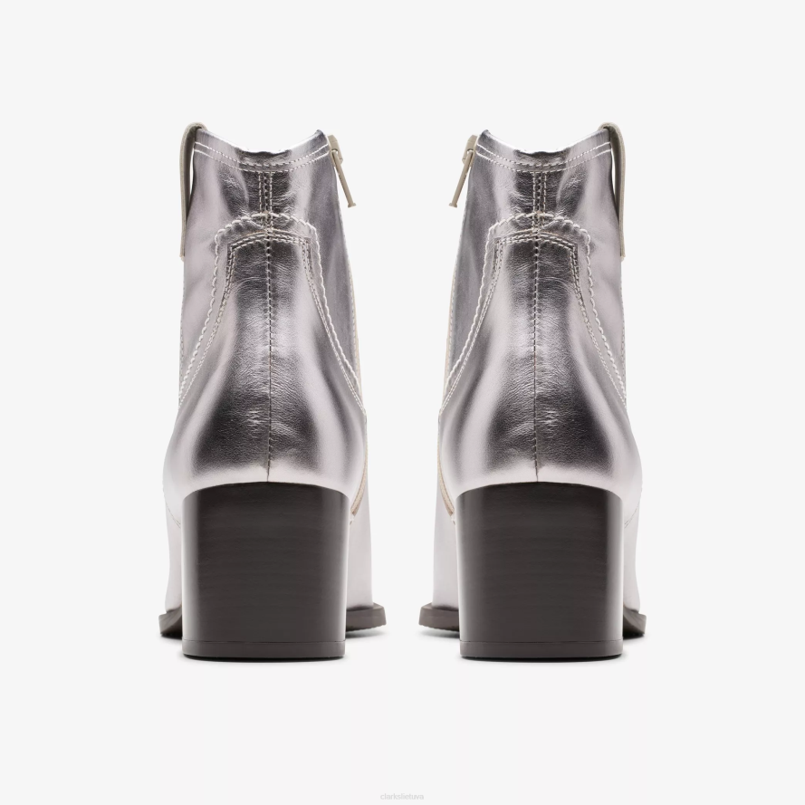 Clarks vyresnysis rae H2XV382 sidabrinė oda