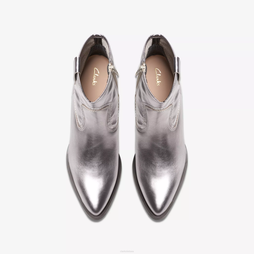 Clarks vyresnysis rae H2XV382 sidabrinė oda