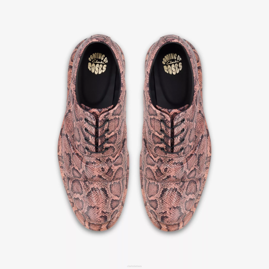 Clarks Moteriška martine rožė Oksfordas 1 H2XV242 rožių gyvatė