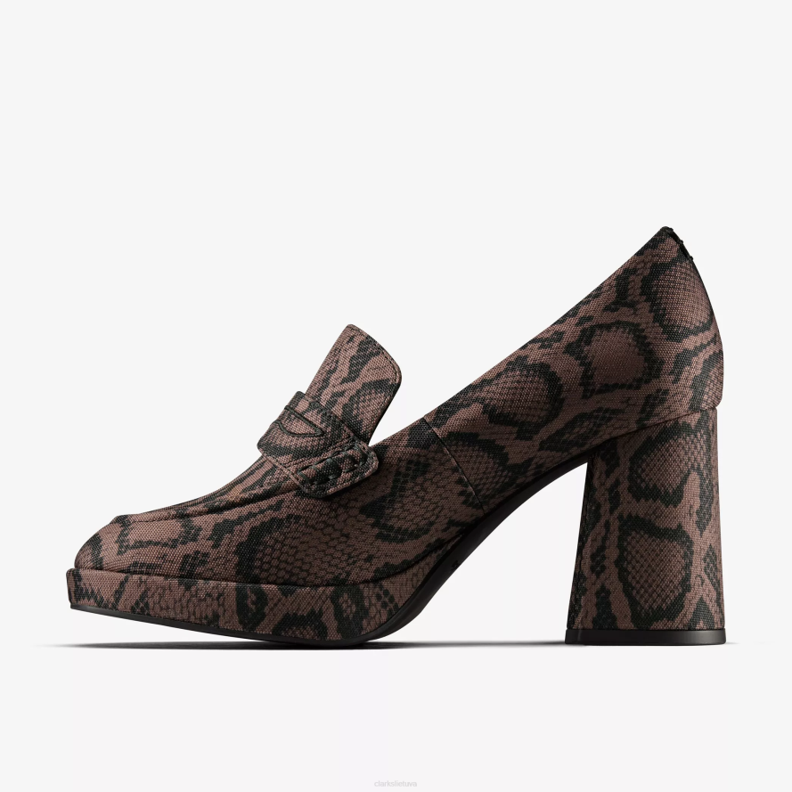 Clarks Moteriškas martine rožių marmuras 2 H2XV217 ruda tekstilė