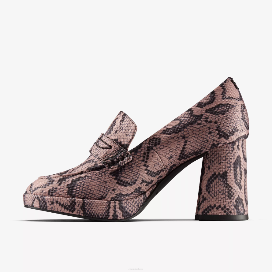 Clarks Moteriškas martine rožių marmuras 2 H2XV219 rožinė tekstilė