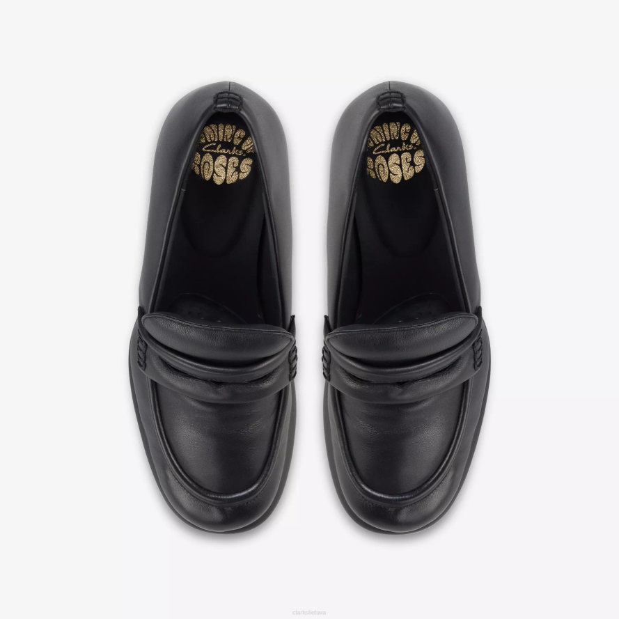 Clarks Moteriškas martininių rožių loafer 1 H2XV246 juoda oda