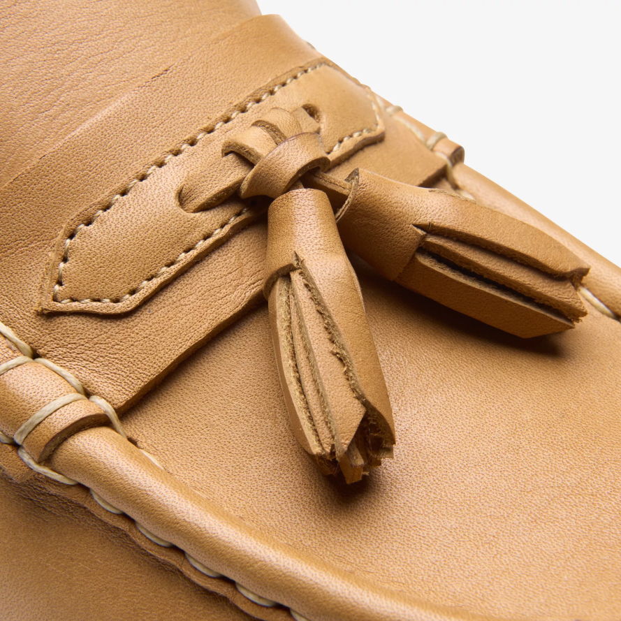 Clarks Wallabee loafer H2XV240 vidutinio įdegio oda