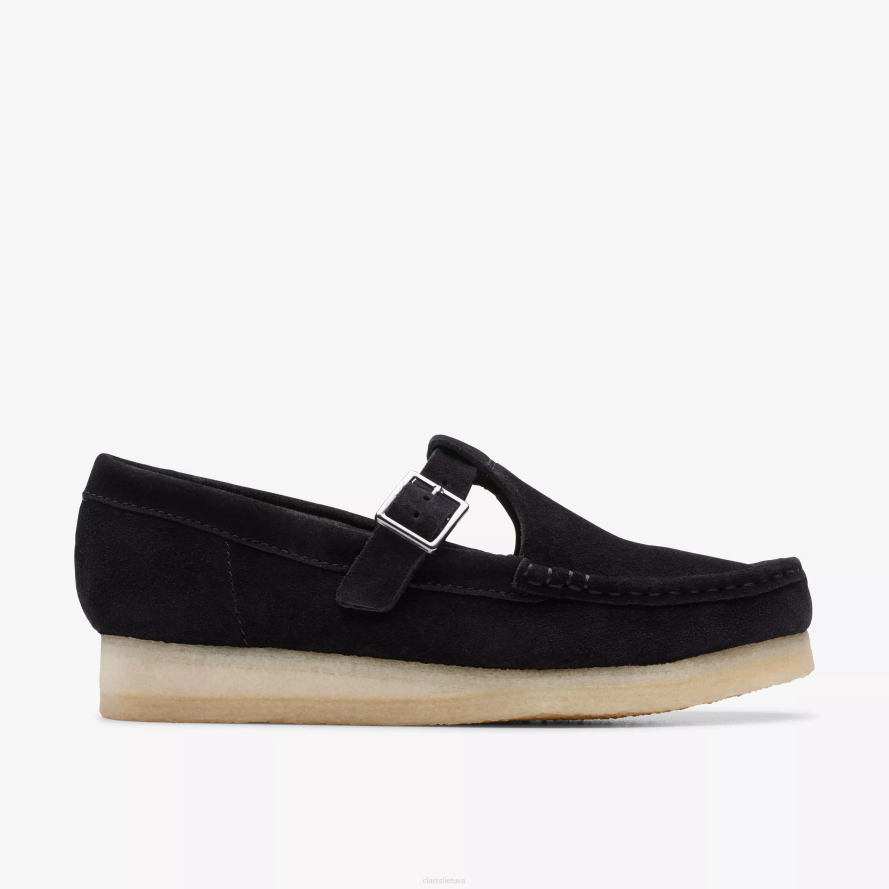 Clarks Wallabee t-baras H2XV248 juoda zomša