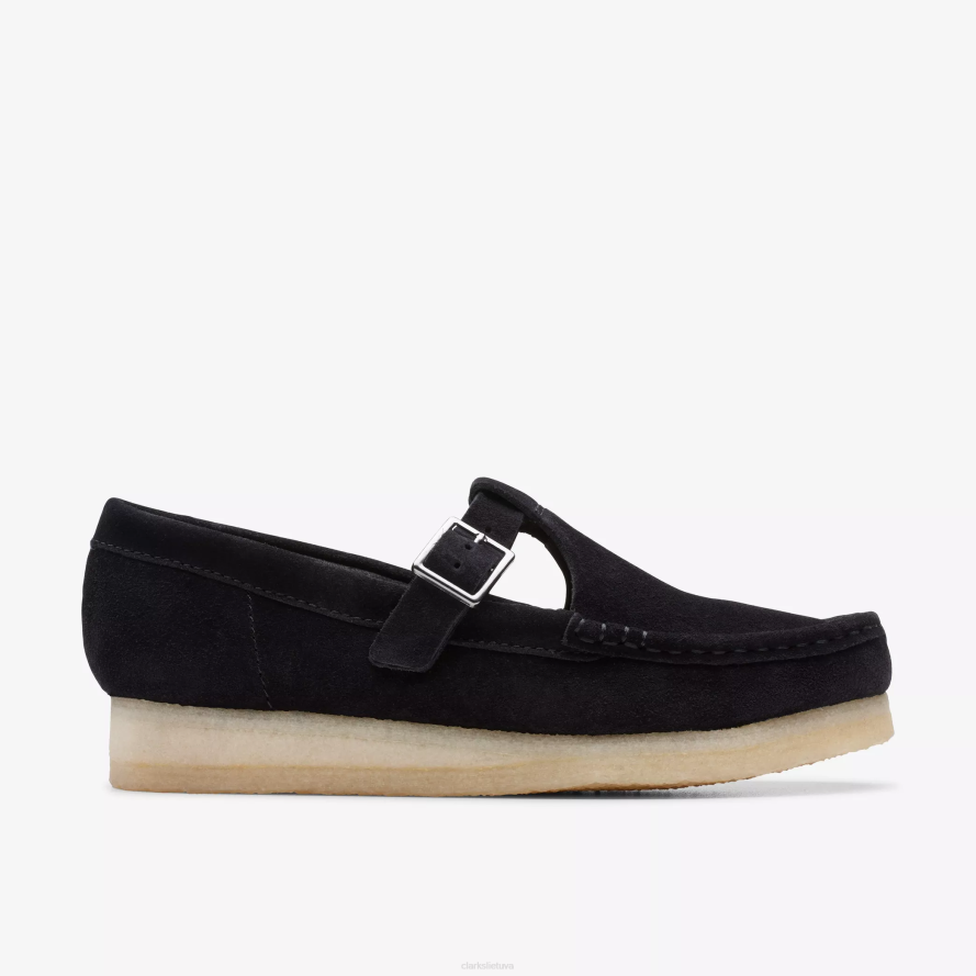 Clarks Wallabee t-baras H2XV248 juoda zomša