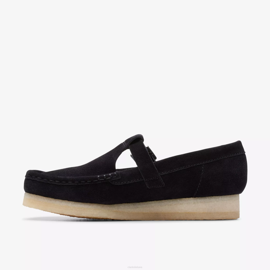 Clarks Wallabee t-baras H2XV248 juoda zomša
