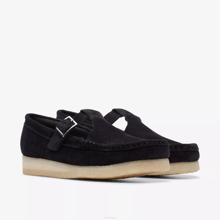 Clarks Wallabee t-baras H2XV248 juoda zomša