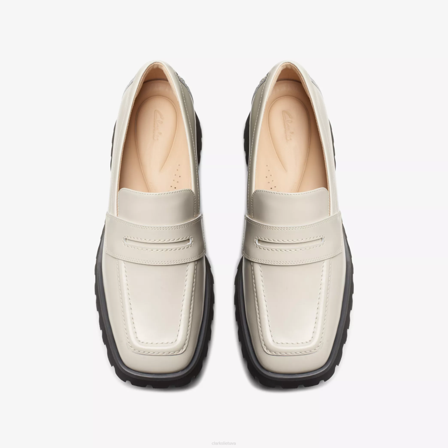 Clarks liko toks kraštas H2XV201 dramblio kaulo oda