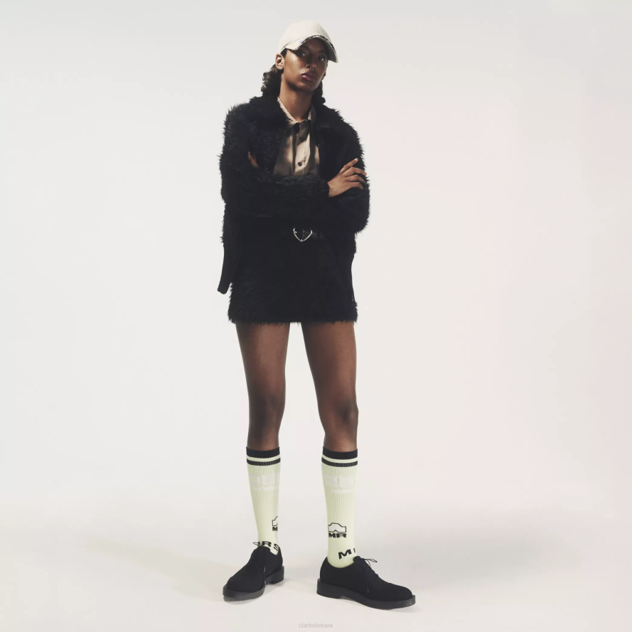 Clarks martine rose moteriškas 2 oxford H2XV205 juoda tekstilė