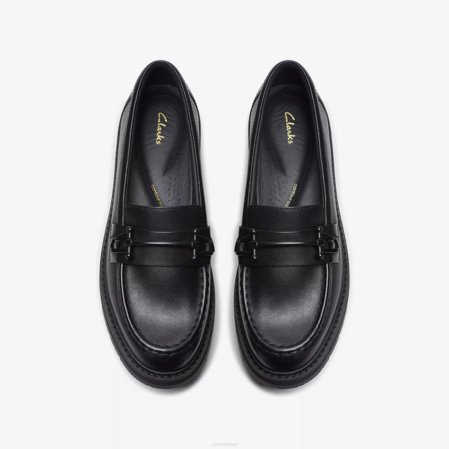 Clarks orianna šiek tiek H2XV222 juoda oda