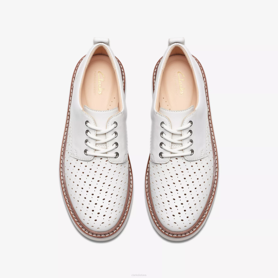 Clarks orianna judėti H2XV212 beveik baltos odos