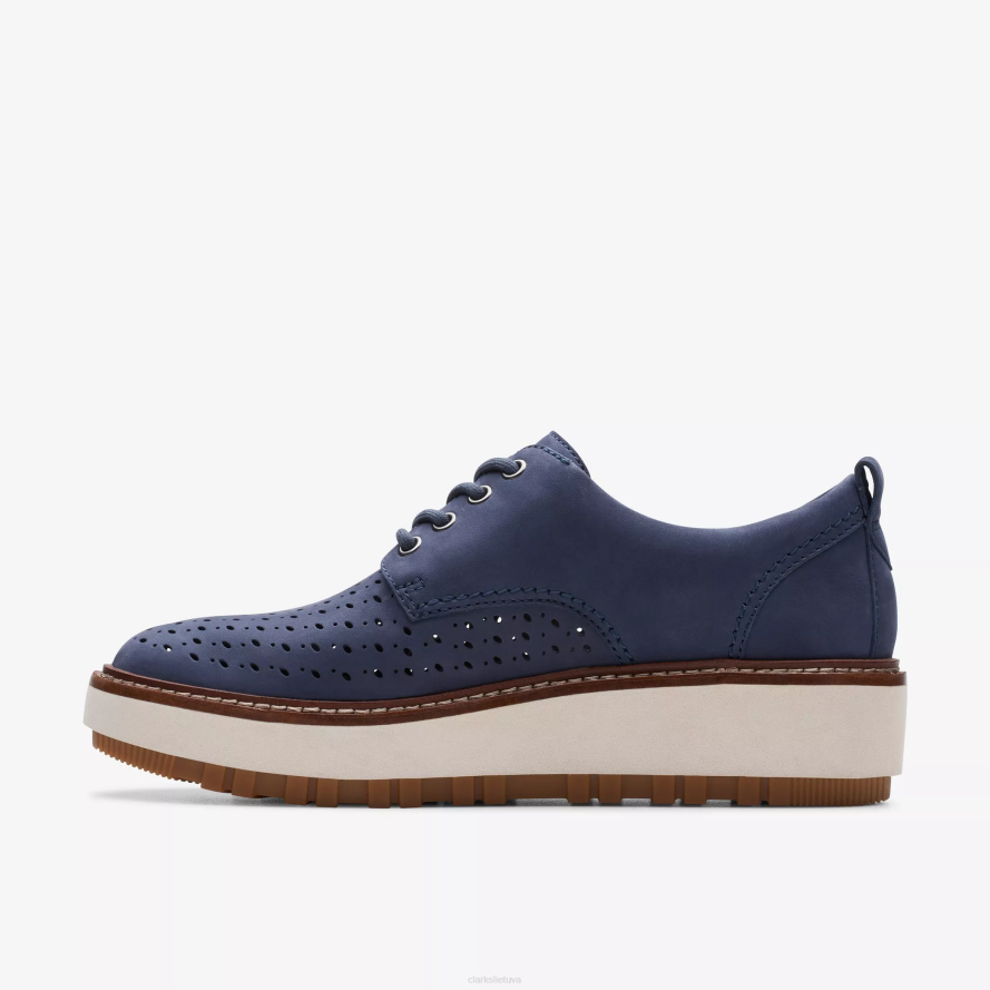 Clarks orianna judėti H2XV213 jūrinis nubukas