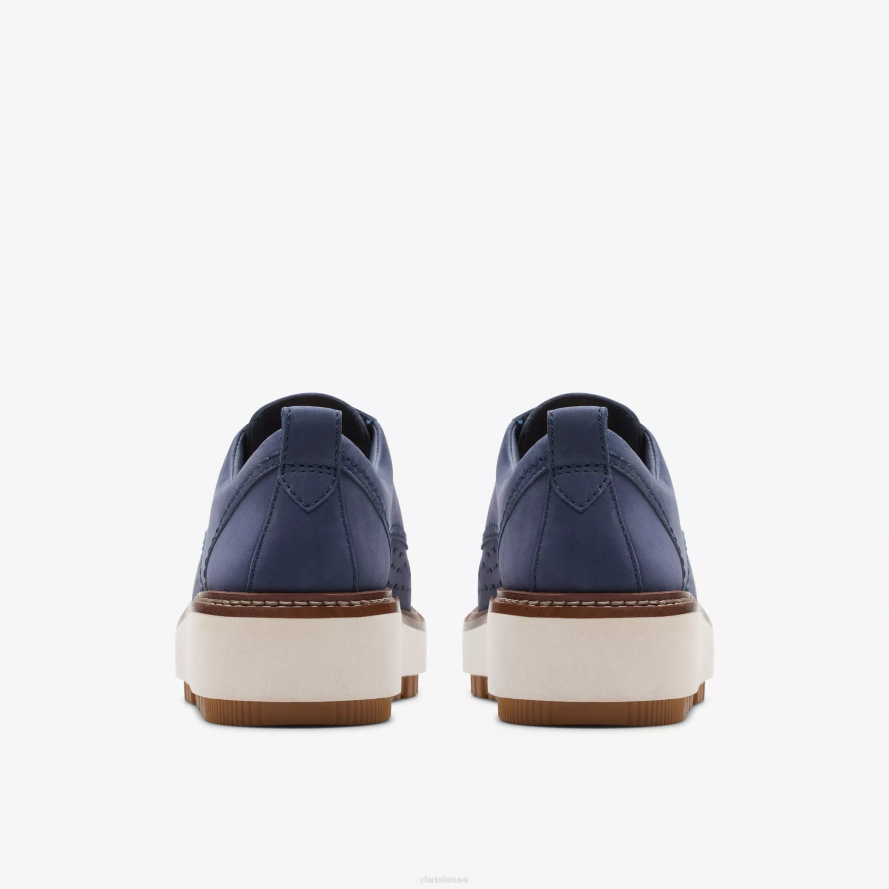 Clarks orianna judėti H2XV213 jūrinis nubukas