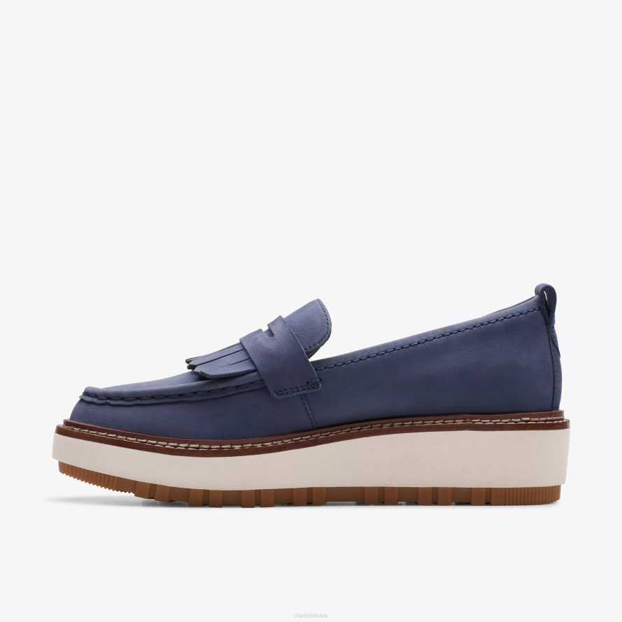 Clarks orianna loafer H2XV210 jūrinis nubukas