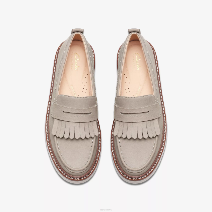 Clarks orianna w loafer H2XV209 akmens nubukas