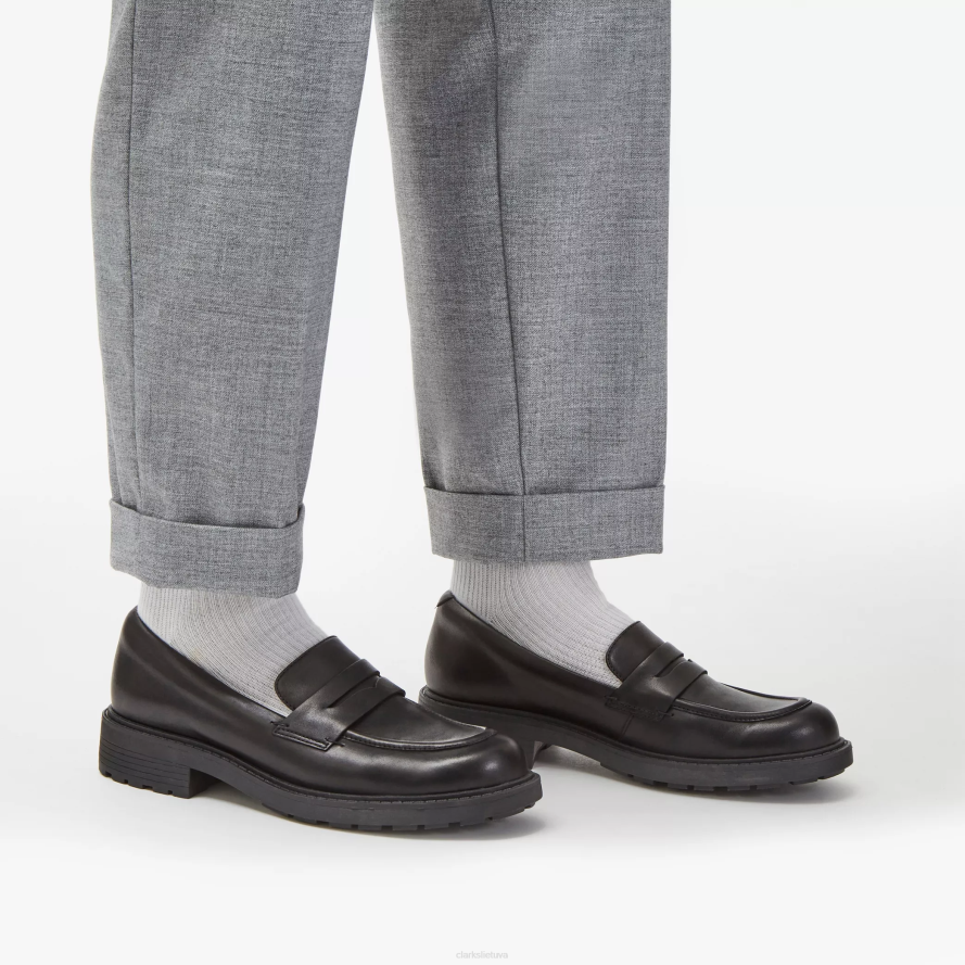 Clarks orinoco 2 centai H2XV236 juoda oda