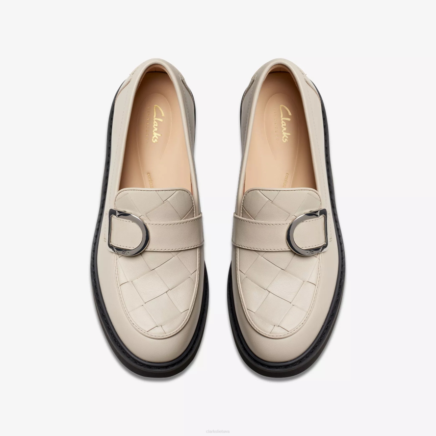 Clarks puikus centas H2XV197 dramblio kaulo oda