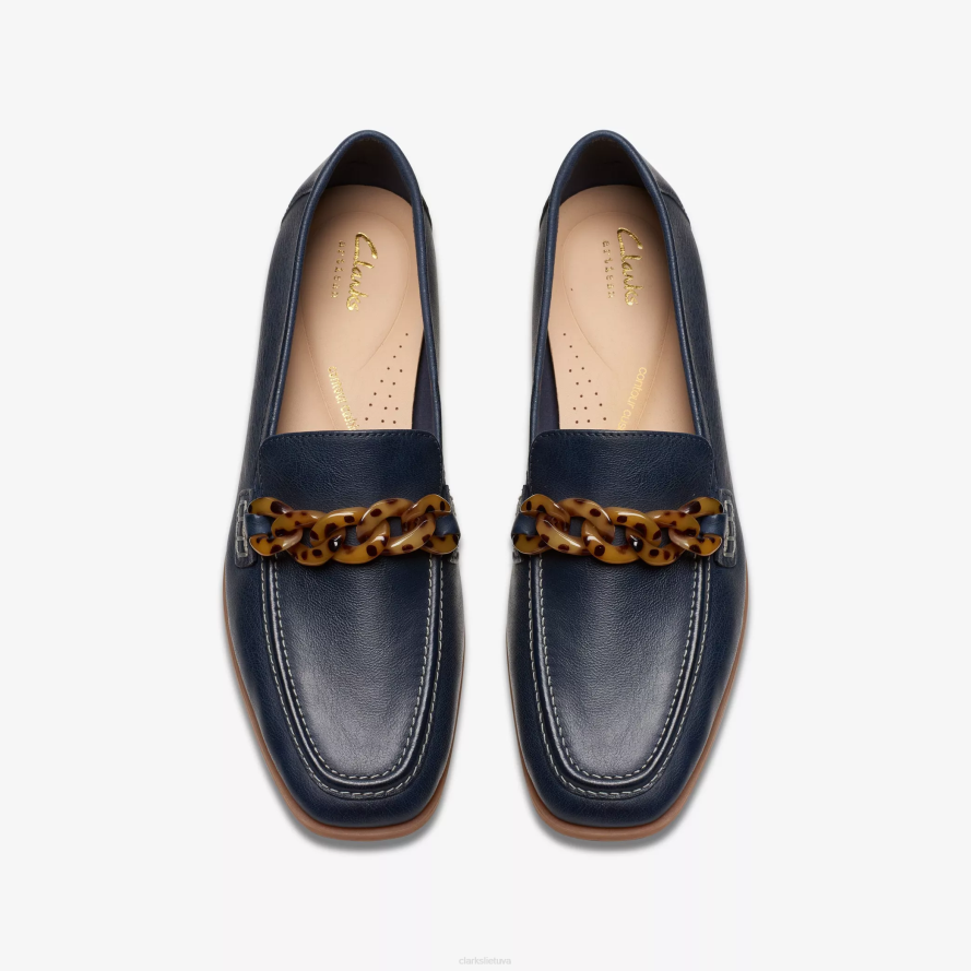 Clarks sarafyna rainelė H2XV225 tamsiai mėlyna oda