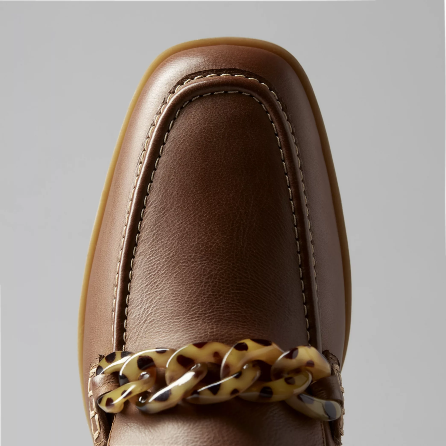 Clarks sarafyna rainelė H2XV229 rudos odos