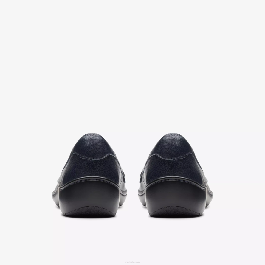 Clarks Cora Haley H2XV293 tamsiai mėlyna oda