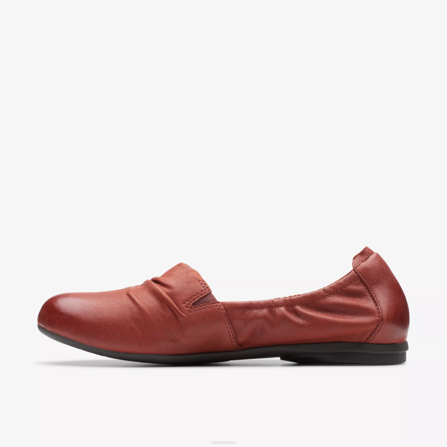 Clarks Renos būdas H2XV300 kaštonų oda