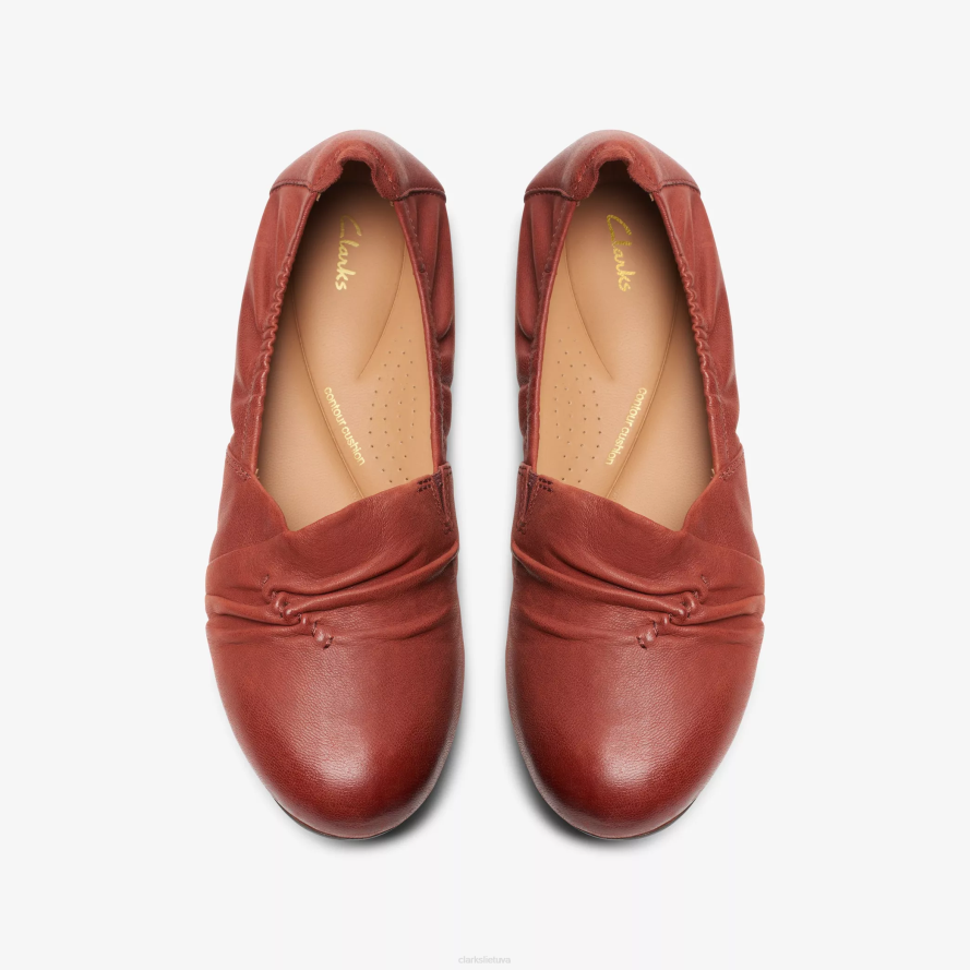 Clarks Renos būdas H2XV300 kaštonų oda