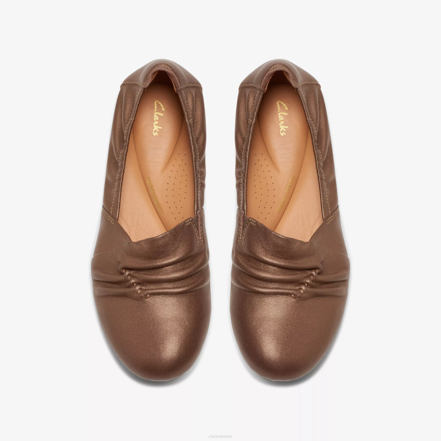 Clarks Renos būdas H2XV301 bronzinė oda