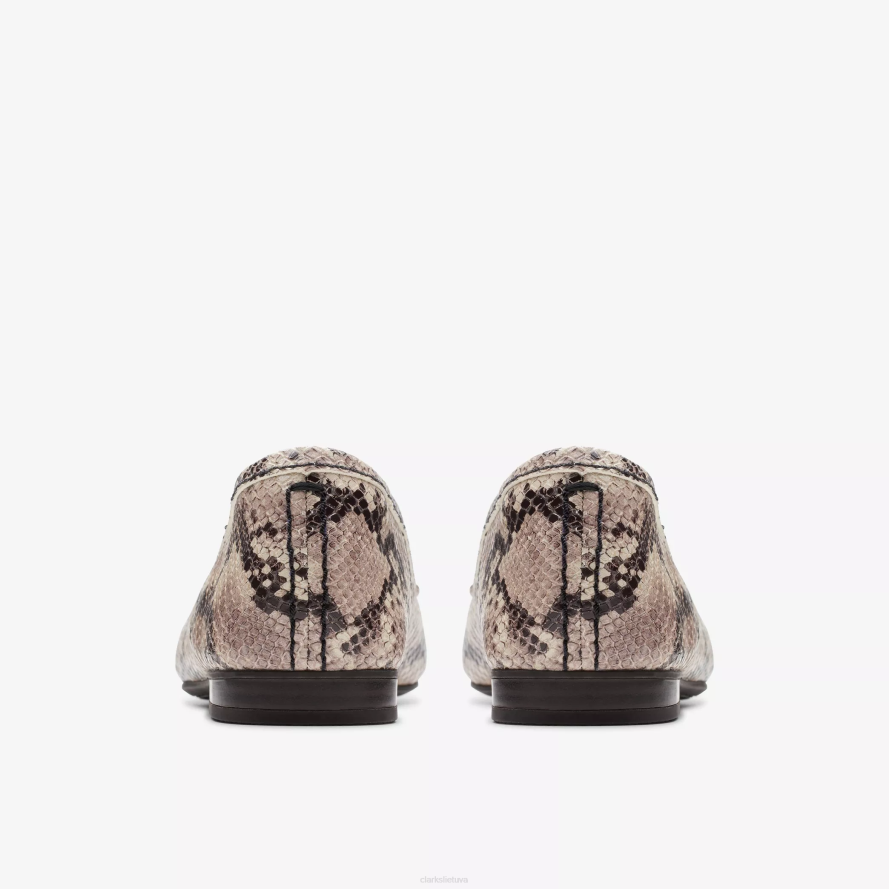 Clarks fawna lelija H2XV255 gyvatės atspaudas