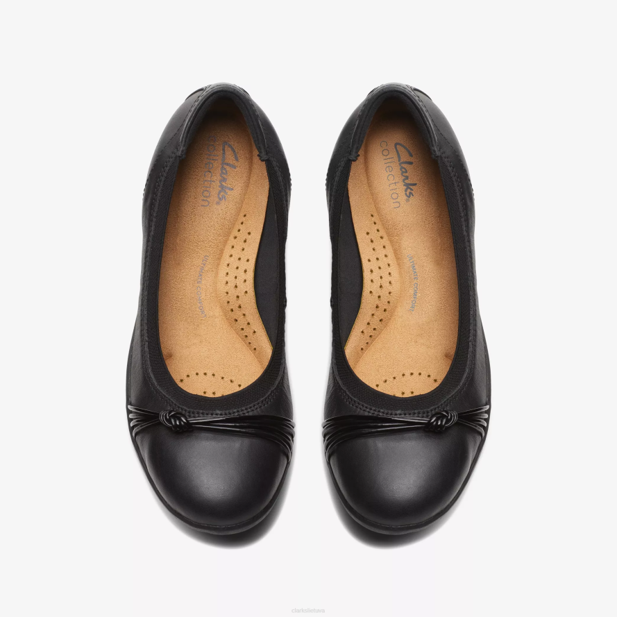 Clarks pieva rae H2XV307 juoda oda