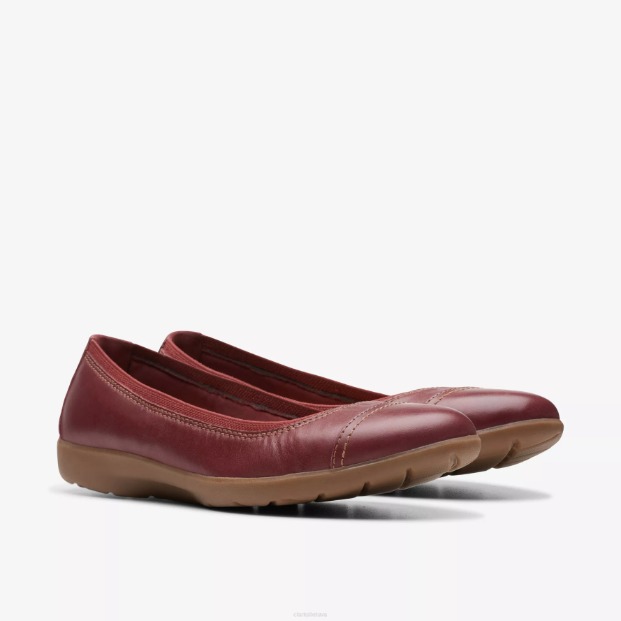 Clarks pievos opalas H2XV295 kaštonų oda