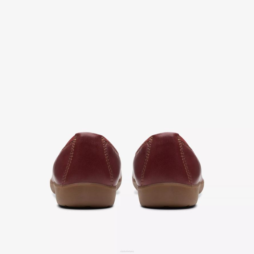 Clarks pievos opalas H2XV295 kaštonų oda