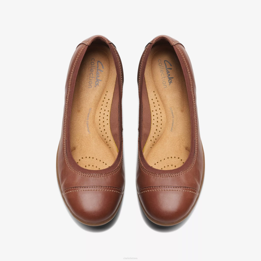 Clarks pievos opalas H2XV298 rudos odos