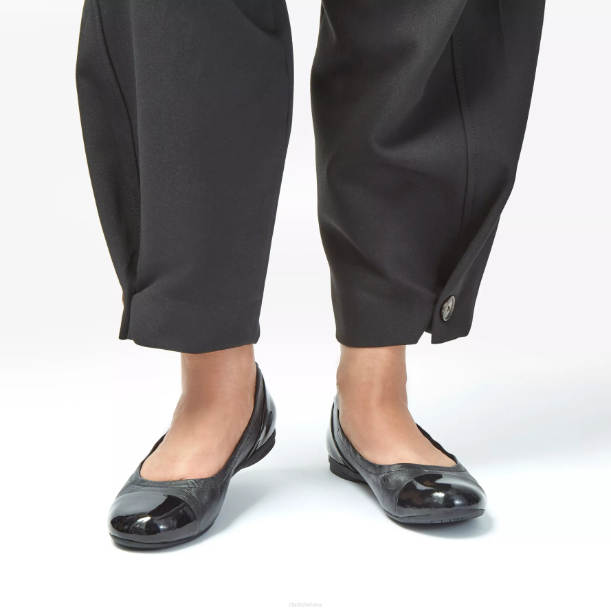 Clarks rena džiazas H2XV261 juoda oda