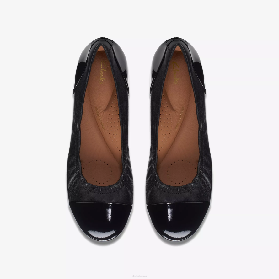 Clarks rena džiazas H2XV261 juoda oda