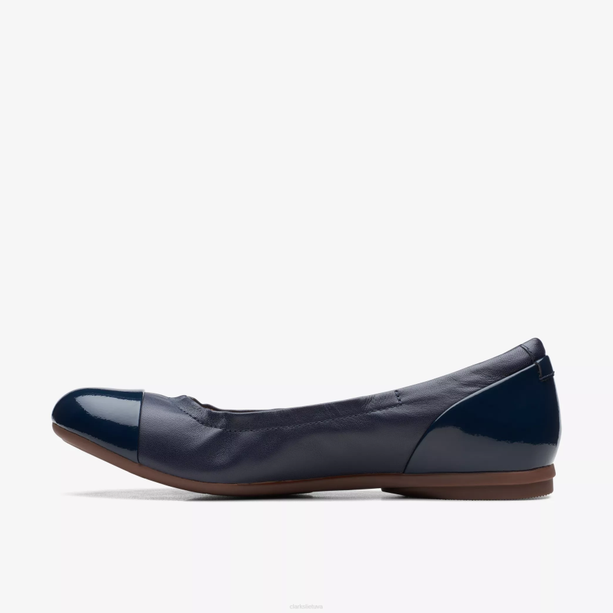 Clarks rena džiazas H2XV262 tamsiai mėlyna oda