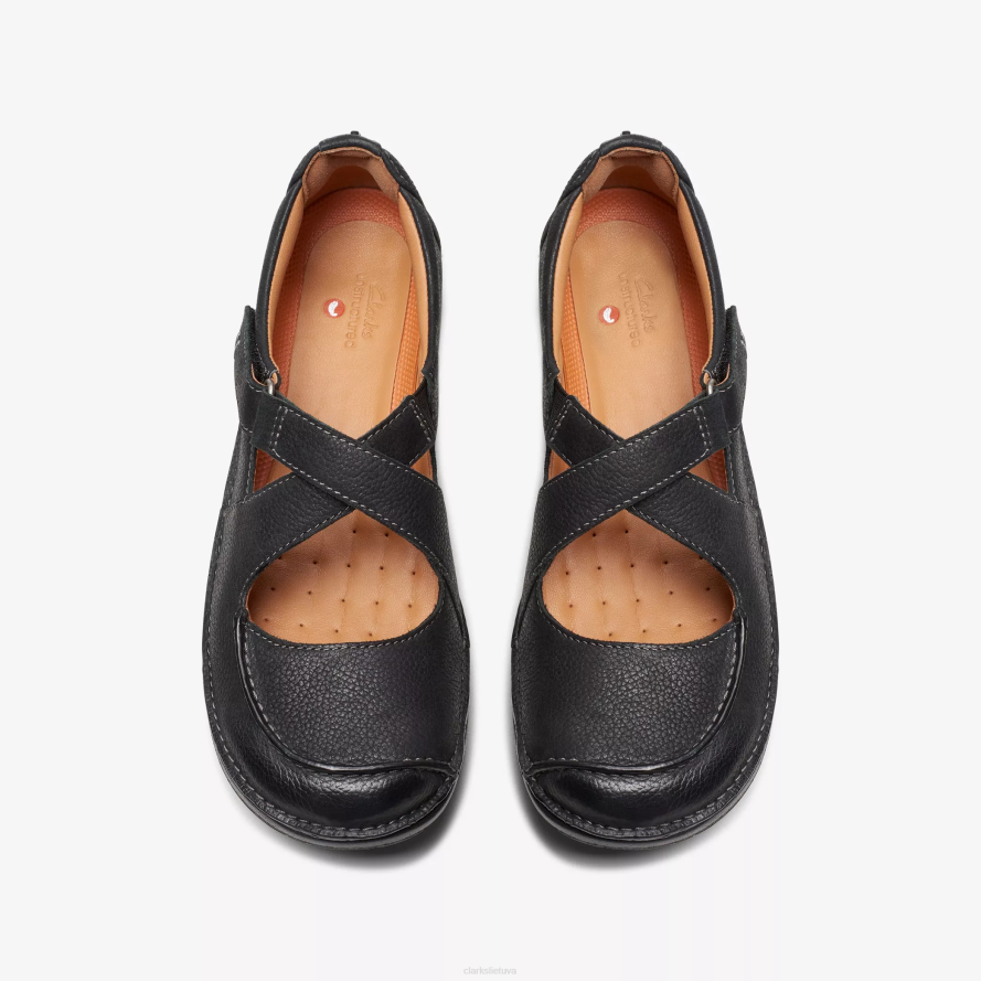 Clarks un kilpinis dirželis H2XV292 juoda oda