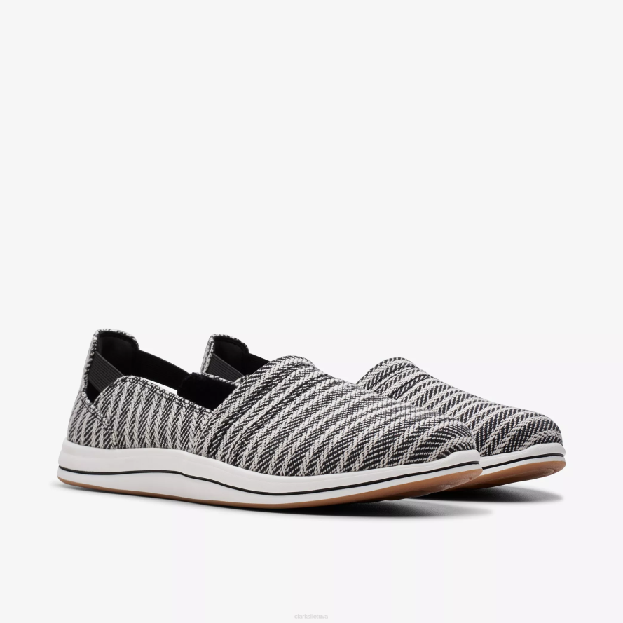 Clarks vėjo žingsnis ii H2XV271 juodas audinys