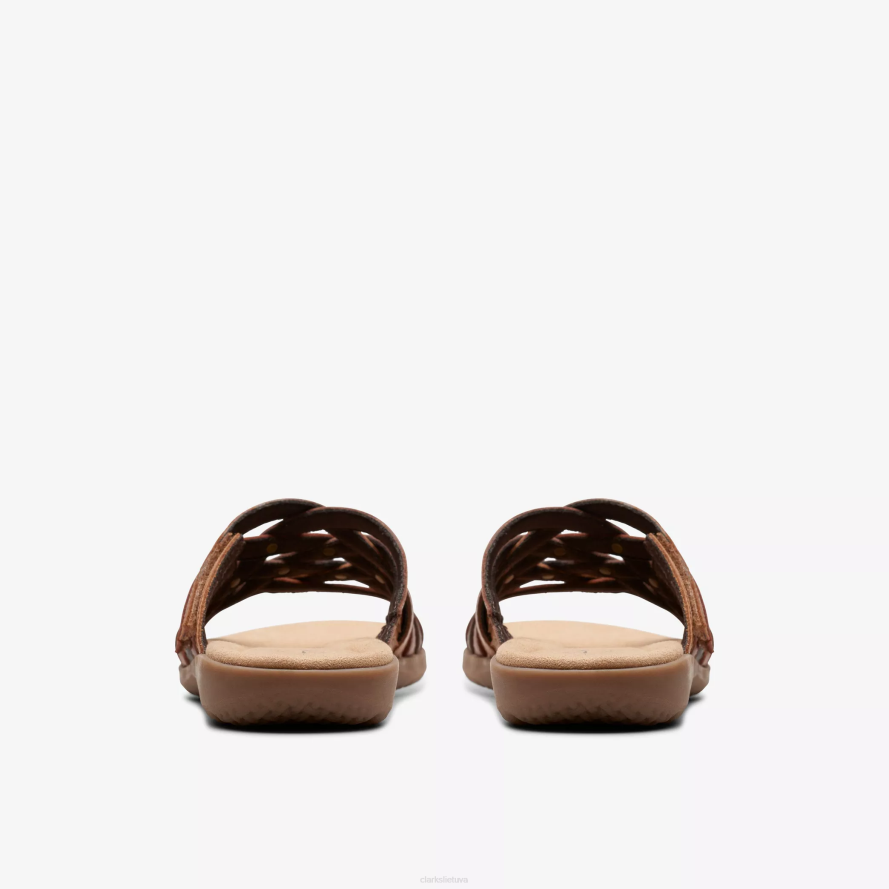 Clarks Elizabelle Rio H2XV94 ruda daugiaspalvė