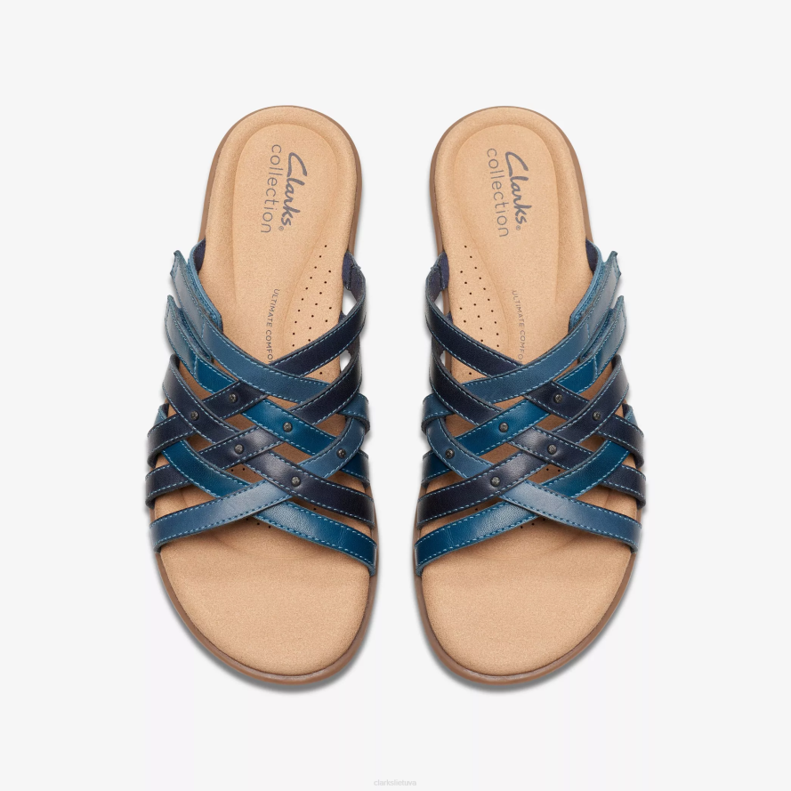 Clarks Elizabelle Rio H2XV95 mėlyna daugiaspalvė