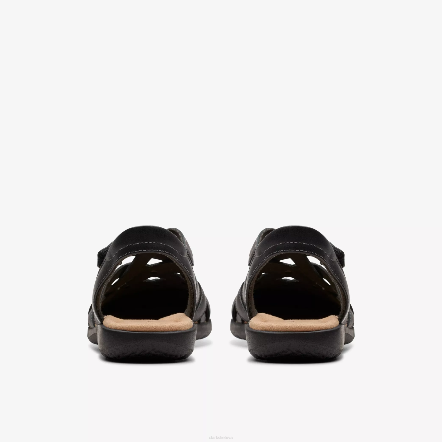 Clarks Elizabelle jūra H2XV93 juoda oda