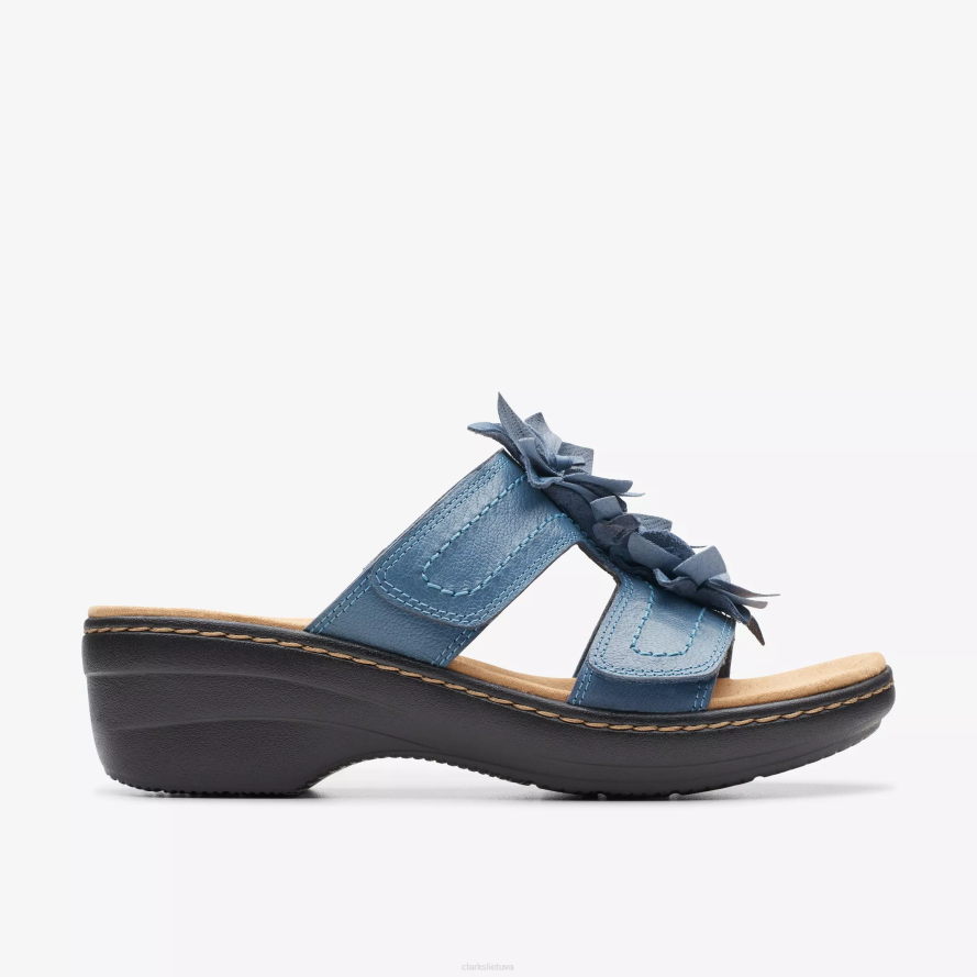 Clarks Merliah Raelyn H2XV28 mėlyna oda