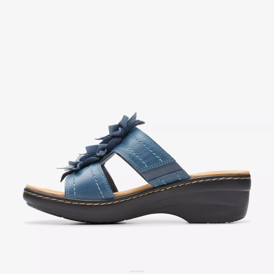 Clarks Merliah Raelyn H2XV28 mėlyna oda