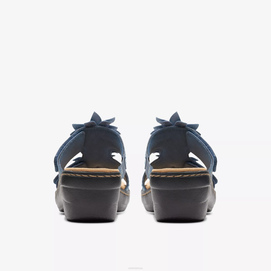 Clarks Merliah Raelyn H2XV28 mėlyna oda