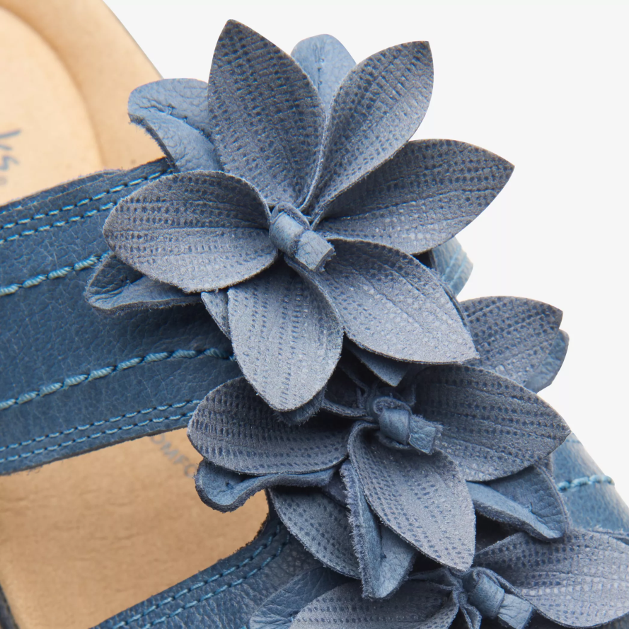 Clarks Merliah Raelyn H2XV28 mėlyna oda