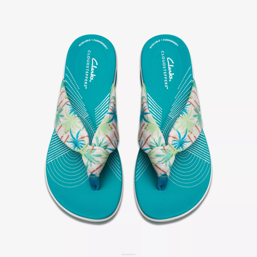 Clarks arla glison H2XV87 žalias derinys