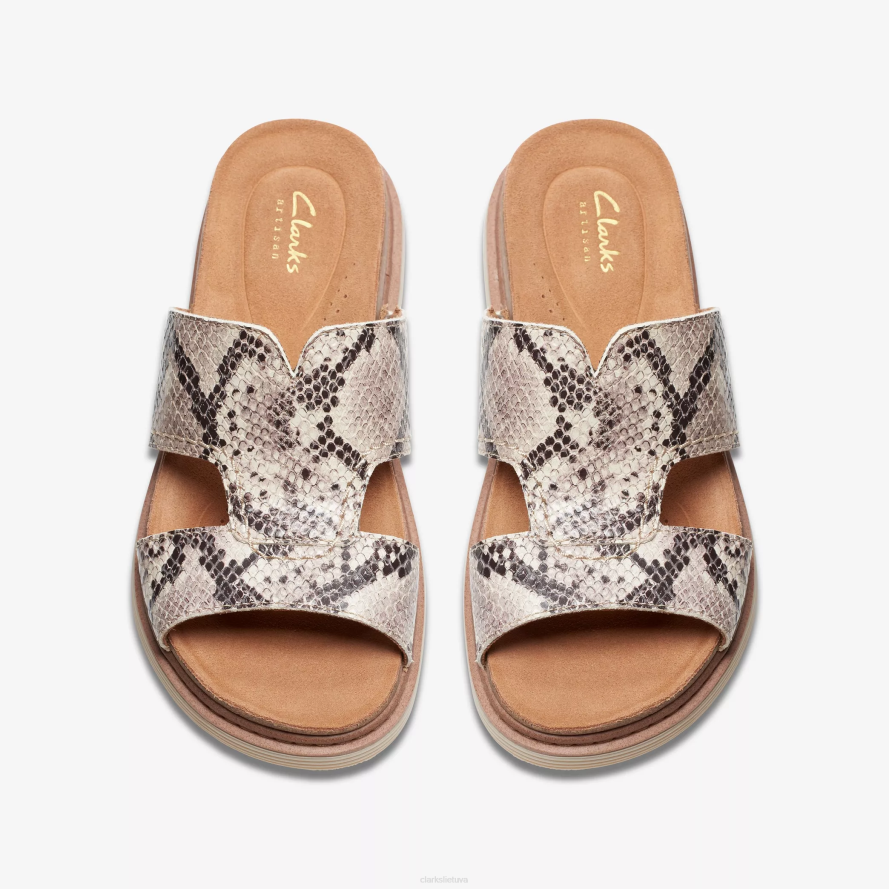 Clarks arwell pasivaikščiojimas H2XV14 gyvatės atspaudas