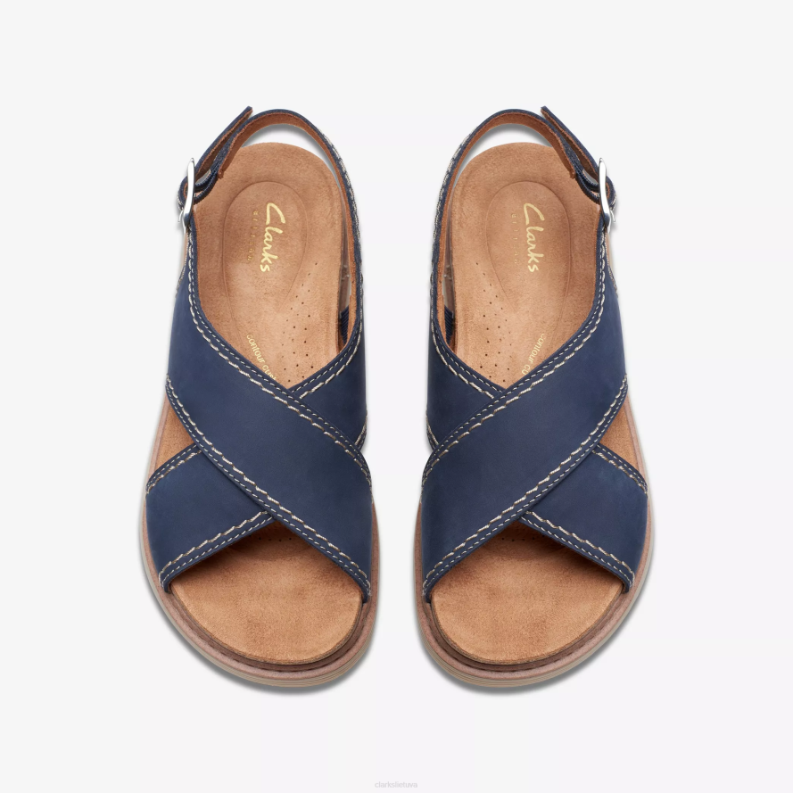 Clarks arwell stropas H2XV20 jūrinis nubukas