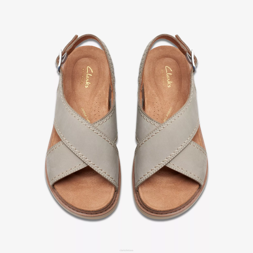 Clarks arwell stropas H2XV22 akmens nubukas